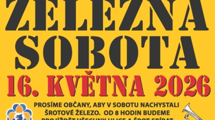 ŽELEZNÁ SOBOTA 2026 plakát