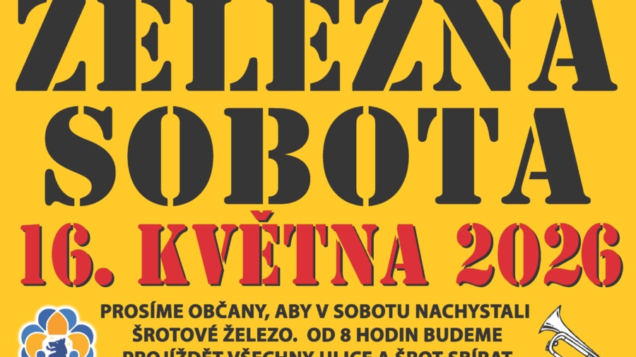ŽELEZNÁ SOBOTA 2026 plakát